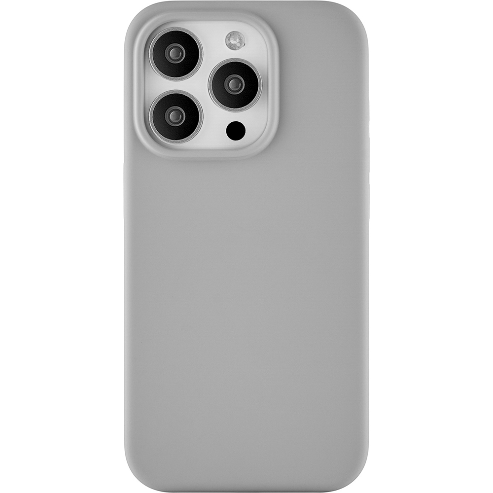 CS265MG61PTH-I23M Чехол защитный uBear Touch Mag Case, iPhone 15 Pro, MagSafe, силикон, серый